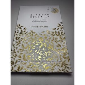 Nature Republic Ginseng Gold Silk Hydrating Overnight gold mask, Korean Ginseng